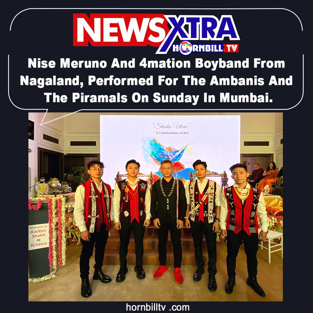 hornbilltv's tweet photo. Nise Meruno And 4mation Boyband From Nagaland, Performed For The Ambanis And The Piramals On Sunday In Mumbai
Watch HornbillTV on ACC Channel No. 15, Airtel Channel 650, JioTV, JIOTV APP
Download on Play Store & AppStore
#NiseMeruno #4Mation #Boyband #Nagaland #Ambani #Piramal https://t.co/o7rLyOhrZy