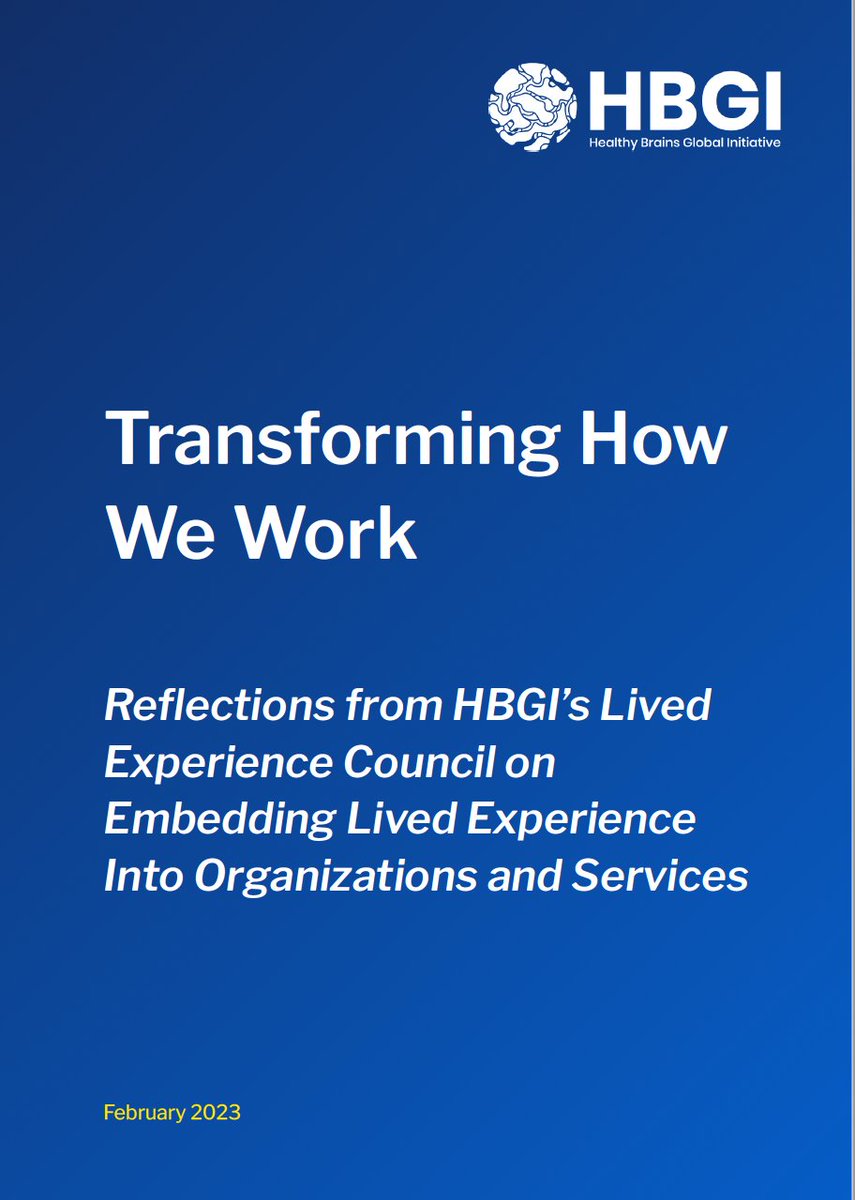 MH InnovationNetwork (@mhinnovation) on Twitter photo 📢<a href="/hbgi_global/">Healthy Brains Global Initiative (HBGI)</a> report launch event
Healthy Brains Global Initiative launched their report, Transforming the Way We Work, reflecting on 2 years with their Lived Experience Council (LEC).
📅 event Date: 28th February 2023.
🚩More information: mhinnovation.net/forums/news-ev… 📢<a href="/hbgi_global/">Healthy Brains Global Initiative (HBGI)</a> report launch event
Healthy Brains Global Initiative launched their report, Transforming the Way We Work, reflecting on 2 years with their Lived Experience Council (LEC).
📅 event Date: 28th February 2023.
🚩More information: mhinnovation.net/forums/news-ev…