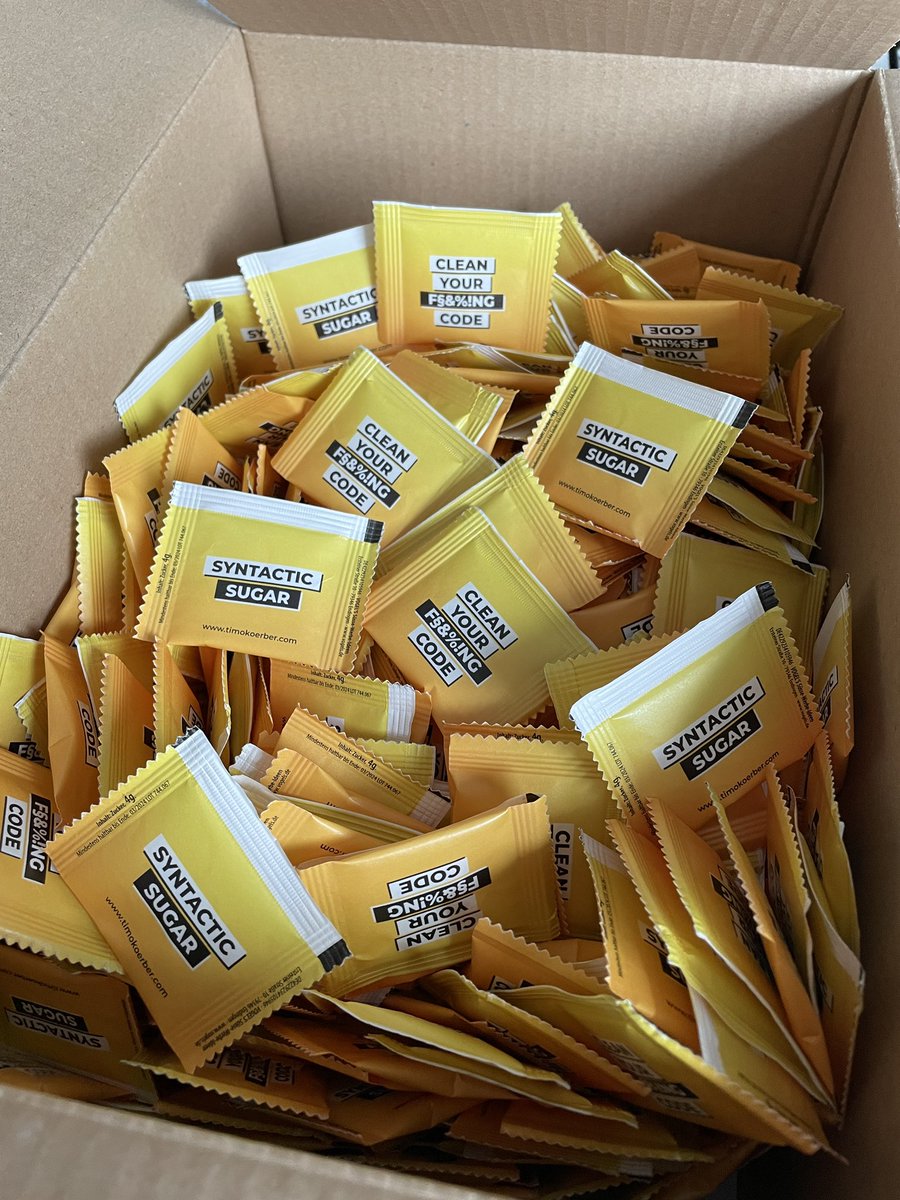 timokoerber's tweet image. Some syntactic sugar anyone? 😏☕️ #cleancoding #syntacticsugar