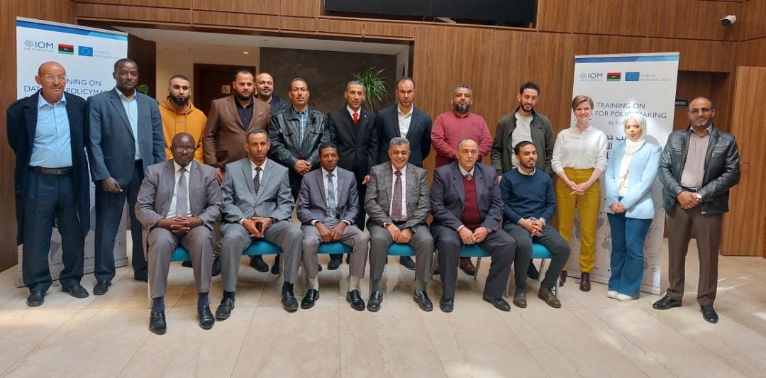Ongoing: Training of Trainers on #Data for Policymaking in #migration governance for  Libya, aimed at enhancing and strengthening knowledge, skills, and abilities in performing data-driven analysis to develop effective #bordermanagement strategies.