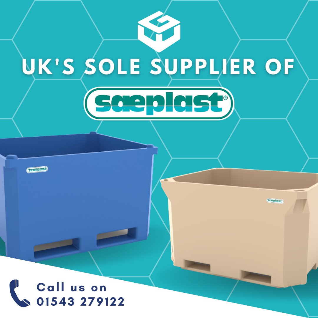 GW__Containers's tweet photo. Did you know we are the sole supplier of Saeplast containers in the UK? 🚛

Some key features of Saeplast containers include:

High-quality materials, Customization options,  Stackability, Versatility, and Durability⚡️

Contact our team to order yours! https://t.co/n22Pn8FSxO https://t.co/vOZVI4teW7
