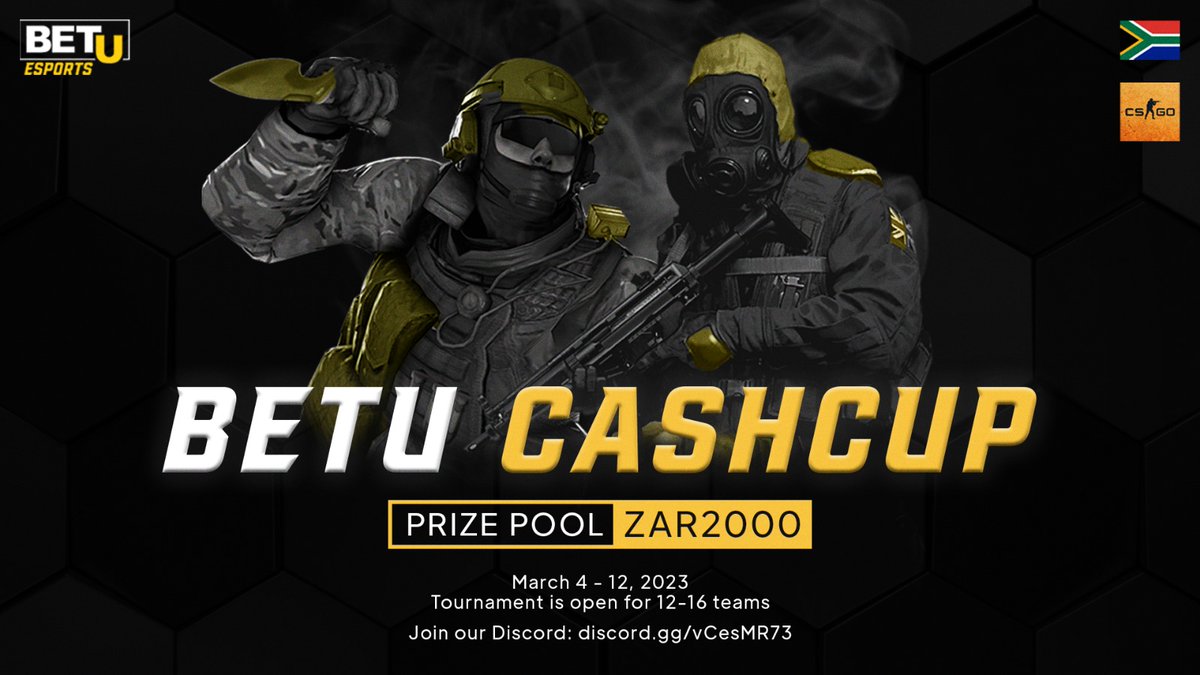 Register for CashCup:
discord.gg/JQXcmcvN