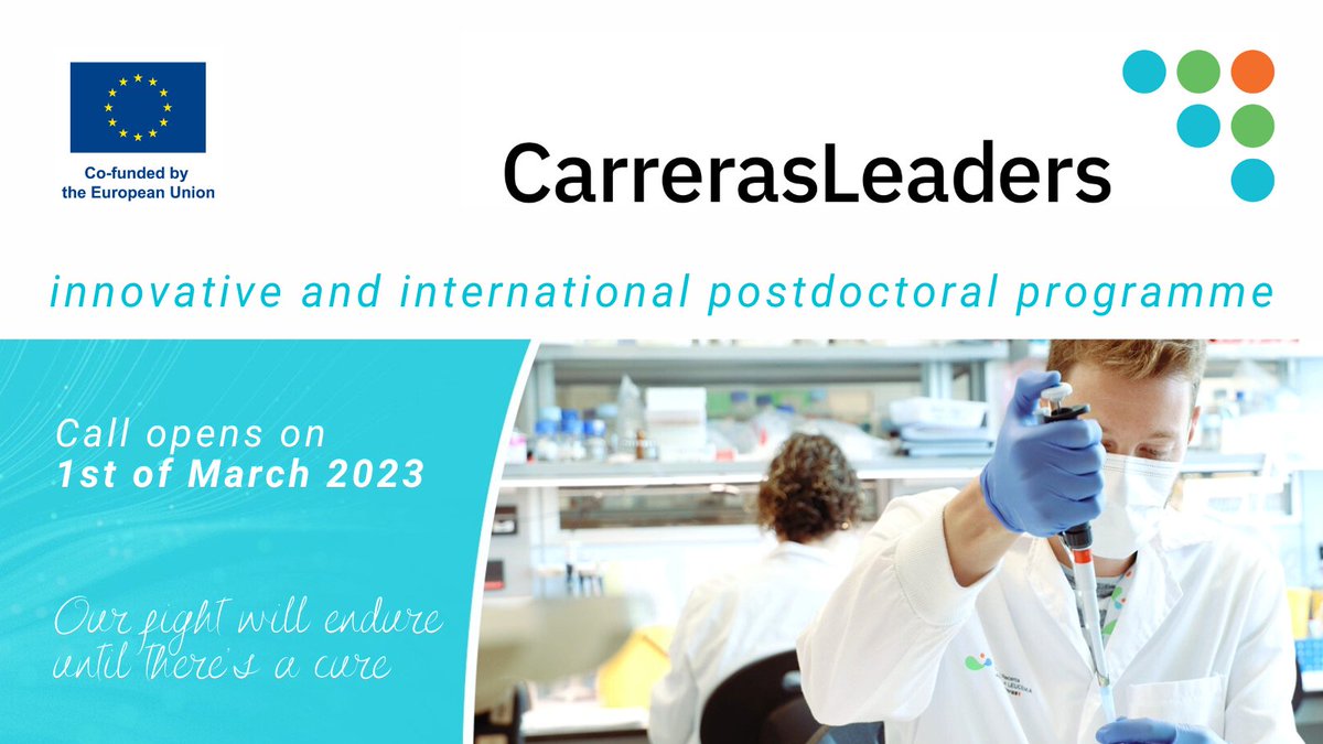 gaelroueBCN's tweet photo. Are you interested in #postdoctoral research training with academic and industry support? Our lab @roue_s seeks an enthusiastic candidate interested in #innovative preclinical tumor modelling, multiomics analyses and #immunotherapy development for the @CarrerasLeaders call 👇 https://t.co/Rik66PTbEq