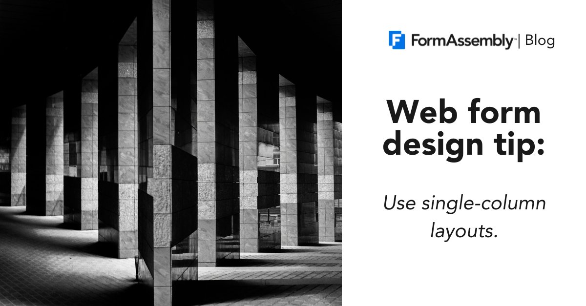 FormAssembly's tweet image. Feeling uninspired in your web form design process? Here's how to make them more engaging: bit.ly/3YUsmhm
#webformdesign #datacollection