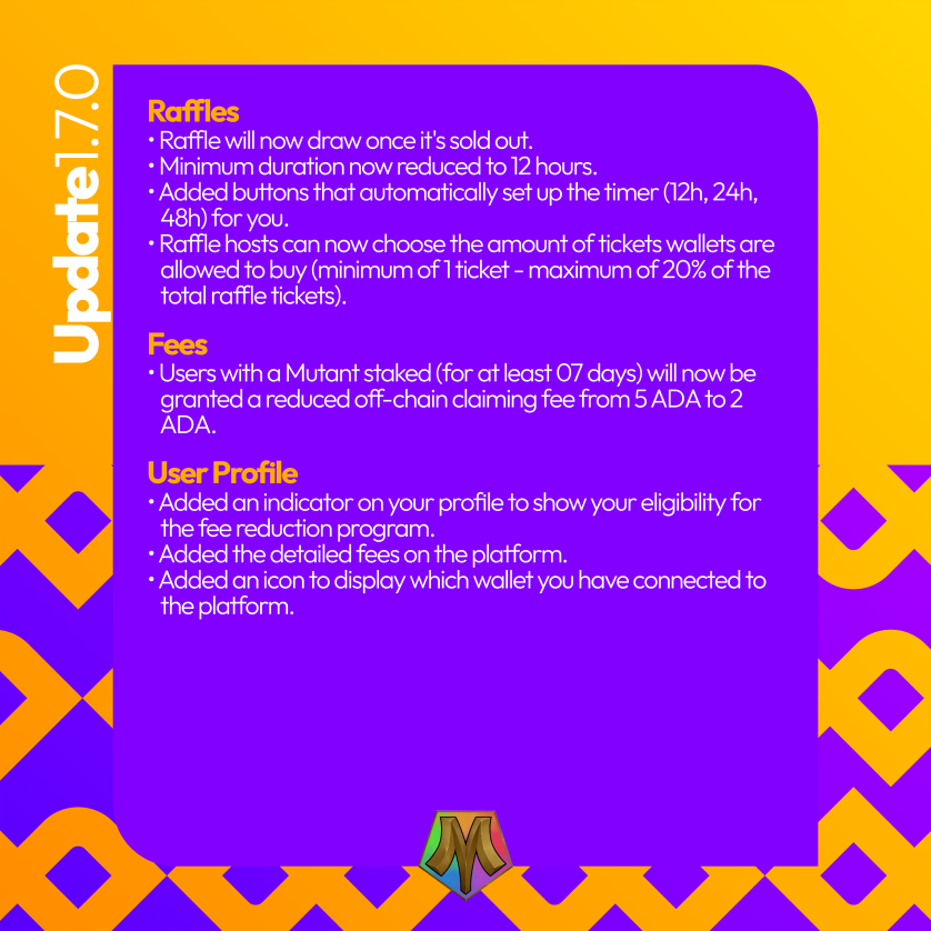 MutantNFTs's tweet photo. 🚨ANNOUNCEMENT &amp; LABS UPDATE🚨

We listened to the community feedback in today's update and implemented some of your most requested features. Hope you enjoy it!

We are now working on our roadmap, and we want to share with you some details of our development 🧵👇 https://t.co/fdrip0lBqW