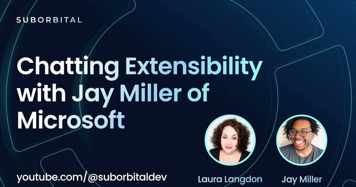 Recently we got the chance to talk with @kjaymiller about how the extension model enables the team at VS Code to let users customize their experience without compromising on security, performance, or portability. Check out these highlights! blog.suborbital.dev/extensibility-…