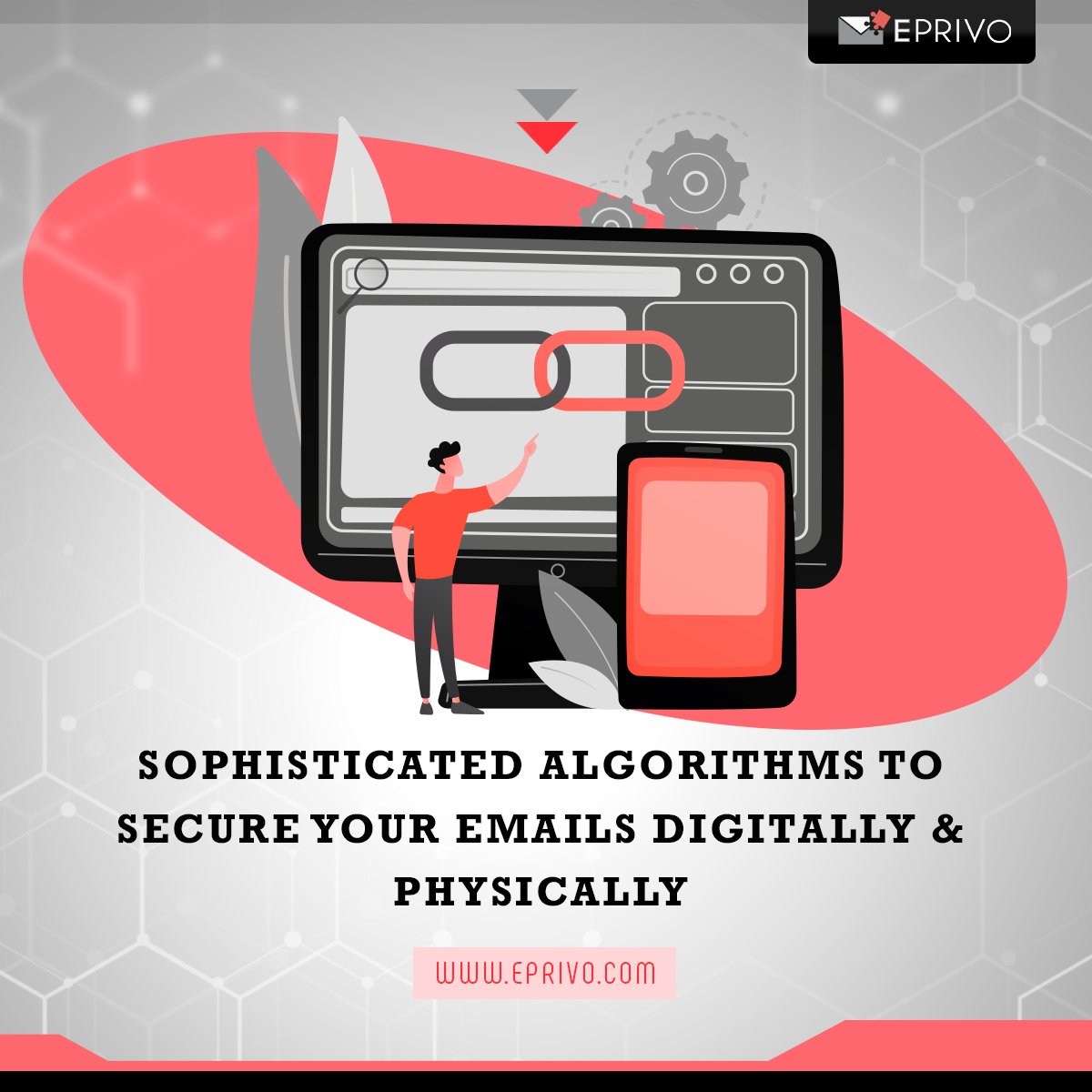 EPRIVO uses sophisticated algorithms to perform content separation in the cloud. This way, no single service provider will be able to access your information as a whole, not even in encrypted form.
Visit eprivo.com
#algorithms #cloud #encrypted #email #security