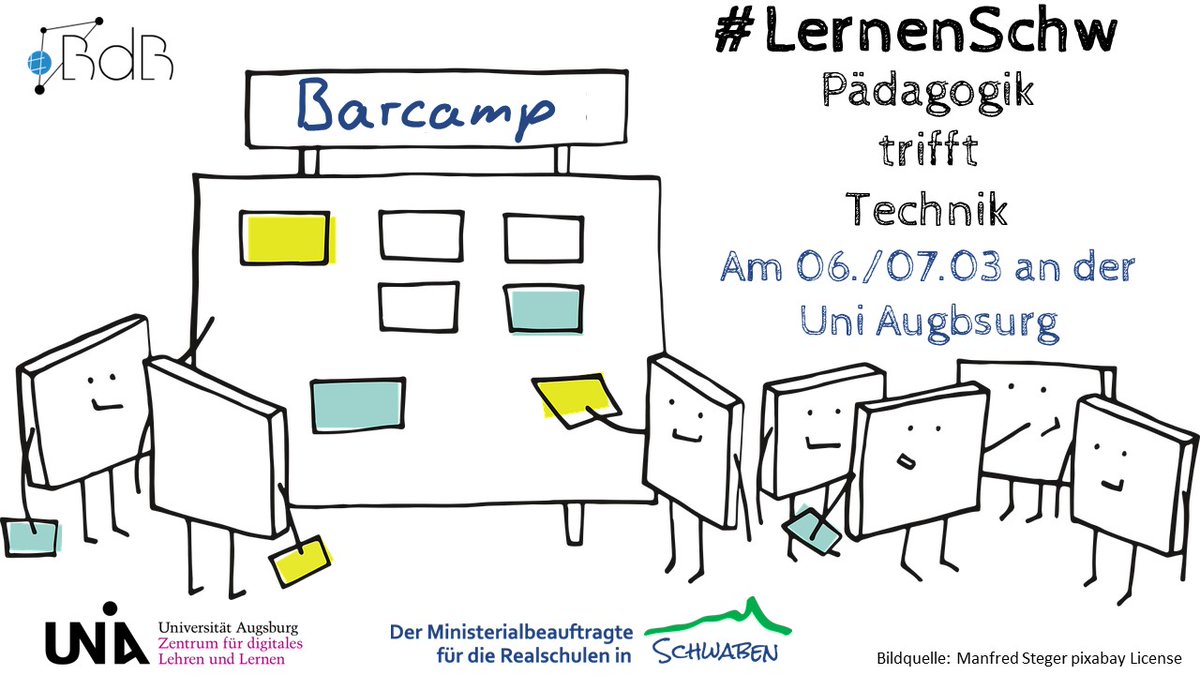 Sebastian Schmidt - BY (@flippedmathe) on Twitter photo Noch eine Woche bis zum Barcamp #lernenschw an der Uni Augsburg: Vernetzung der Schwäbischen Realschulen dank @DigiLLab
Danke an <a href="/joeranDE/">Jöran Muuß-Merholz</a> (selbstlernen.net/materialien-fu…), @joschafalck und @bgregfrene für die Inspiration und großartigen Materialien 😍 Noch eine Woche bis zum Barcamp #lernenschw an der Uni Augsburg: Vernetzung der Schwäbischen Realschulen dank @DigiLLab
Danke an <a href="/joeranDE/">Jöran Muuß-Merholz</a> (selbstlernen.net/materialien-fu…), @joschafalck und @bgregfrene für die Inspiration und großartigen Materialien 😍