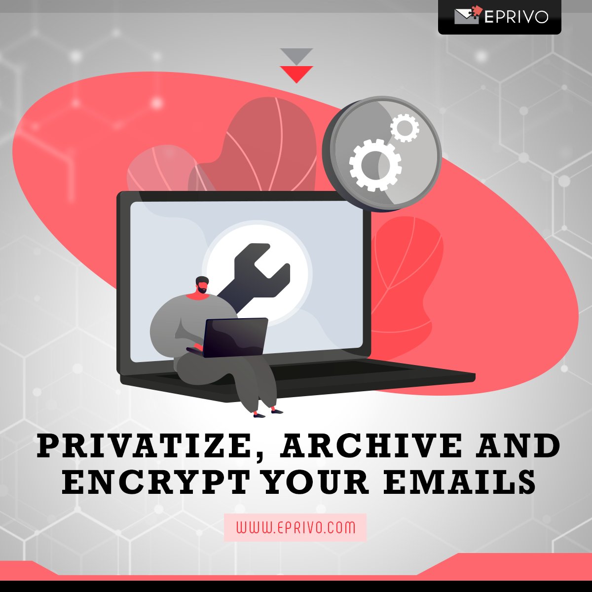 It takes only your email address to join us. We provide you the ability to privatize, archive and encrypt your past emails in EPRIVO. Join us today!
Visit eprivo.com
#archive #encrypt #email #security #digital #technology #software #privacy