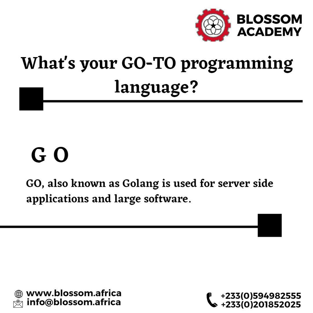 blossomacademy_'s tweet image. Do you have a go-to programming language?
Sign up for our programs here: lnkd.in/gdaSQtwh
#programming #programlanguage #programmer #datascience #data #bigdata #dataanalytics #python #pythonprogramming #javascript
