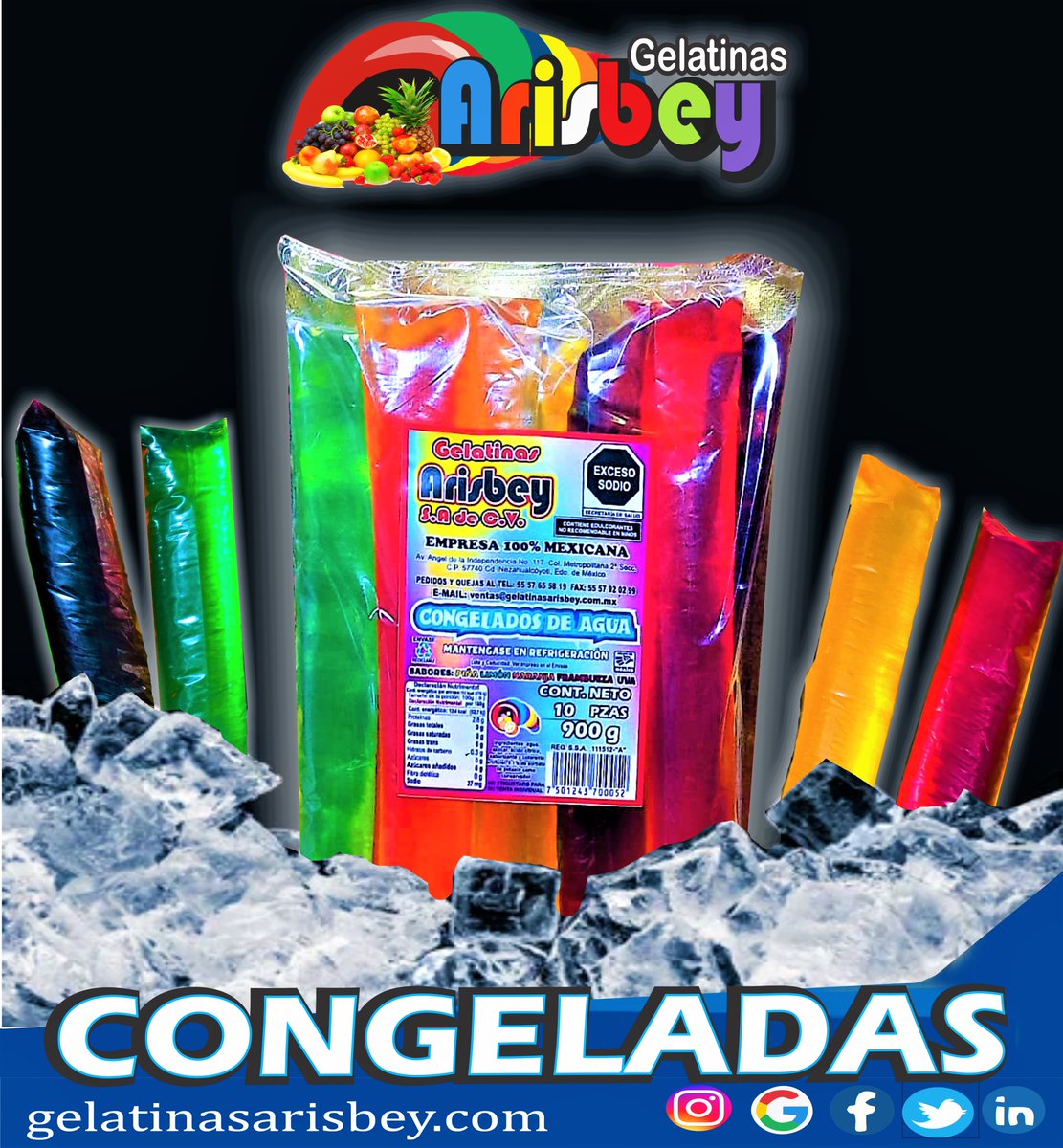 gelarisbey's tweet photo. 👉Prueba nuestras deliciosas AGUITAS PARA CONGELAR que con sus sabores:🤗
🍍 Piña
🍓 Fresa
🍏Limón
🍊Naranja
🍇 Uva

📲Contáctanos a través de WhastsApp:
👉👉55 2673 4363👈👈
#AGUITAS #CONGELADAS #GelatinasArisbey #YoMeQuedoEnCasa #FelizLunesATodos #Desayuno #gelatinas #flanes https://t.co/sA6O9korVi