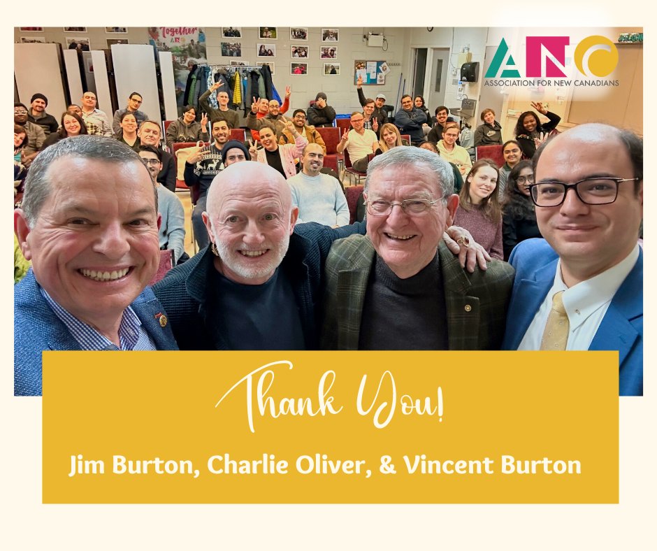 Charlie Oliver, Jim Burton, and his father Vincent Burton were so motivating in their talk with the ANC Newcomer Entrepreneurship Program!
Our participants were excited to learn about their journey of over 40 years in business, particularly in the real estate industry.