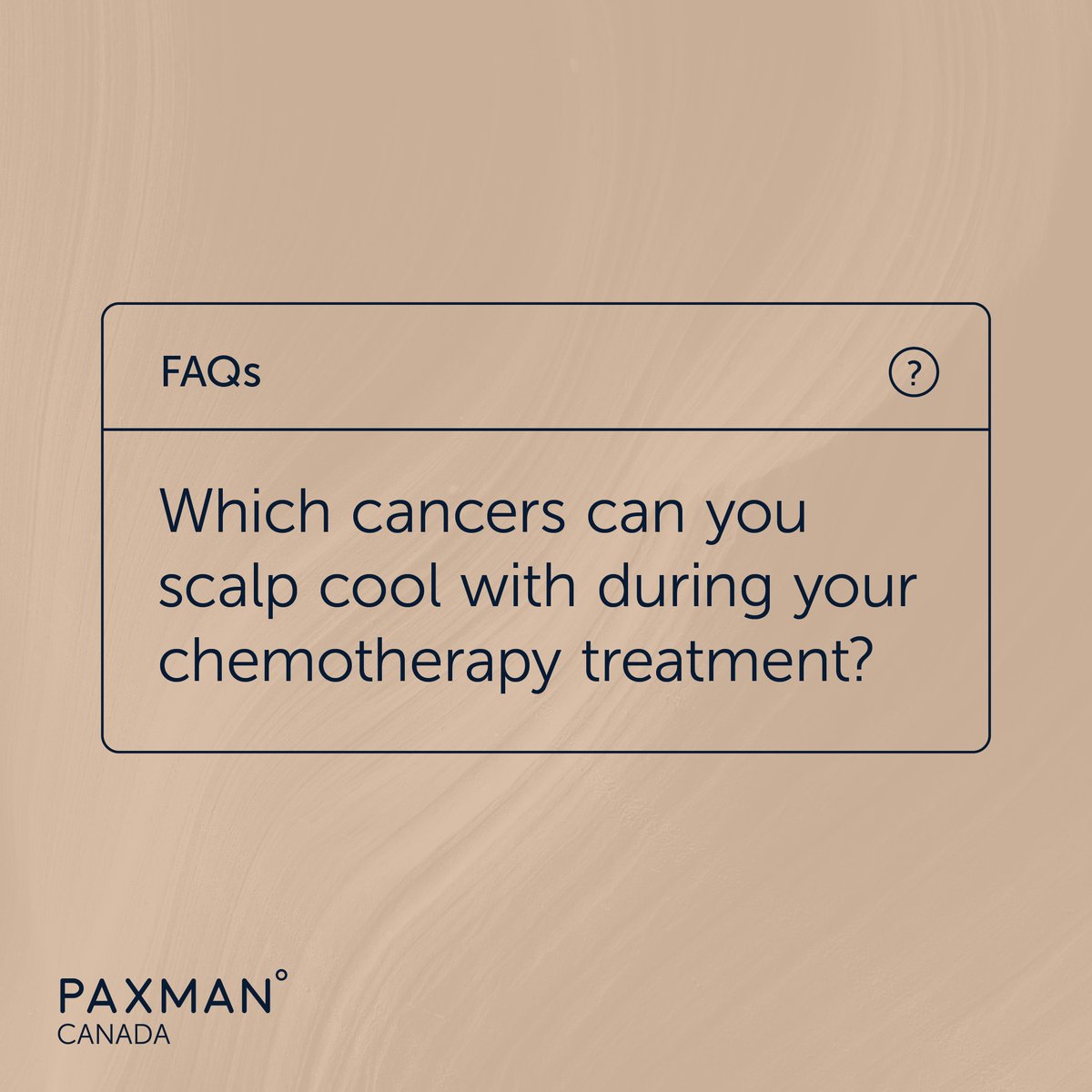 Which cancers can you scalp cool with during your chemotherapy treatment?

After FDA Clearance in the US, #scalpcooling has been indicated to reduce the likelihood of Chemotherapy Induced Alopecia (CIA) in solid tumor cancers. 

#ChangingTheFaceofCancer #ColdCaps #Coldcapping