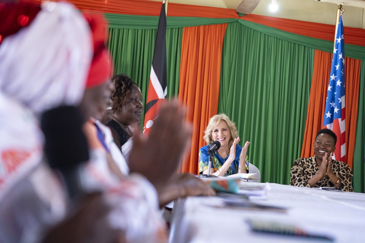 Safe travels back 🇺🇸 @FLOTUS Thank You @FirstLadyKenya and the citizens of Kenya 🇰🇪 for welcoming our First Lady with open arms. #TogetherWeMust