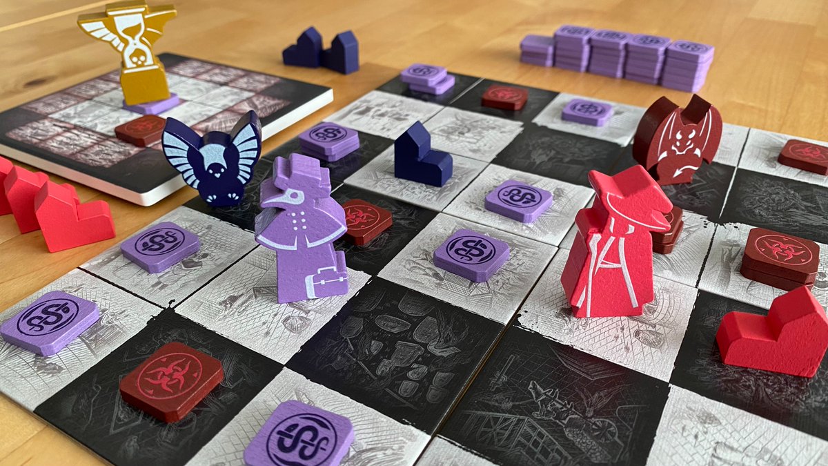 Still playing Pathogen (🇹🇼 @KolorDeep 深顏色工作室) and loving it! Such a small little abstract with so many layers to explore. Can't wait to see what this publisher publishes next! #WhatDidYouPlayMondays