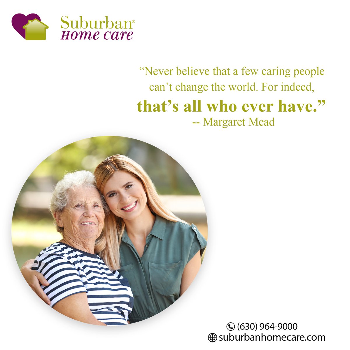 Did you know Suburban Home Care offers a FREE In-Home Assessment? Call us to schedule yours today! (630) 964-9000, suburbanhomecare.com Suburban Home Care is located in Downer's Grove.