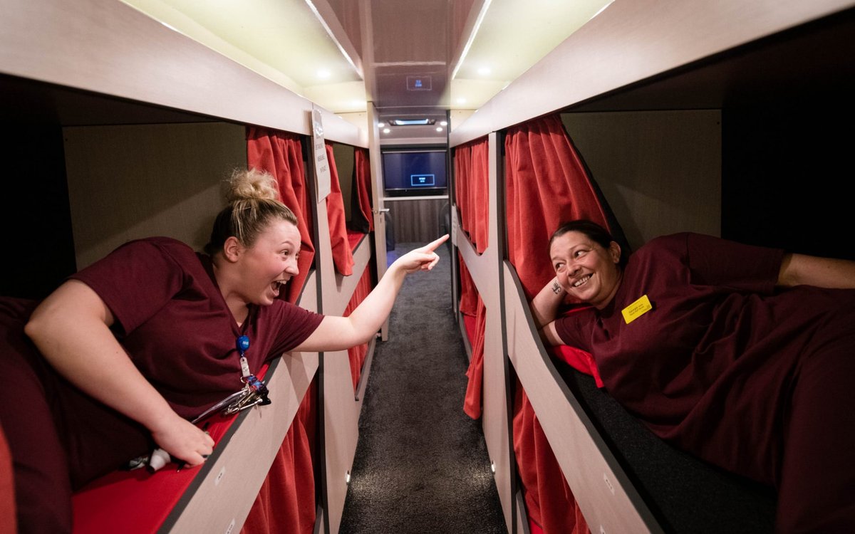 VansForBandsLtd's tweet photo. Pic 5: we ran 'Let's Keep Music Alive' live streams from one of our workshops during 20 &amp; early 21. Pics 6, 7 &amp; 8: we donated use of our tour bus fleet to NHS hospitals to use as rest facilities for exhausted staff during the first wave of the pandemic in 20. #vansforbands https://t.co/WdXkvwF3fn