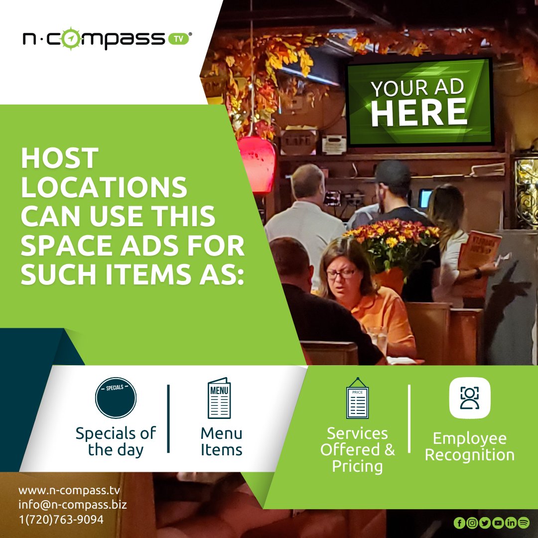 NCompassTV's tweet photo. Highlight some of the best things about your business: the people, the food, and the services you offer. 🌟 https://t.co/tlFEXGnoC6