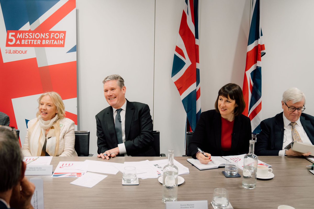 My Labour government will secure the highest sustained growth in the G7. 

Fantastic to speak with business leaders this morning, about how <a href="/RachelReevesMP/">Rachel Reeves</a> and I will work in partnership with them to deliver good jobs, drive productivity, and make every family better off.