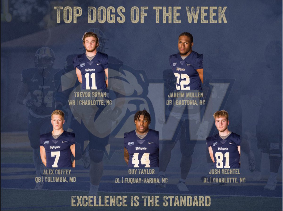 Wingate Bulldogs Football tweet media