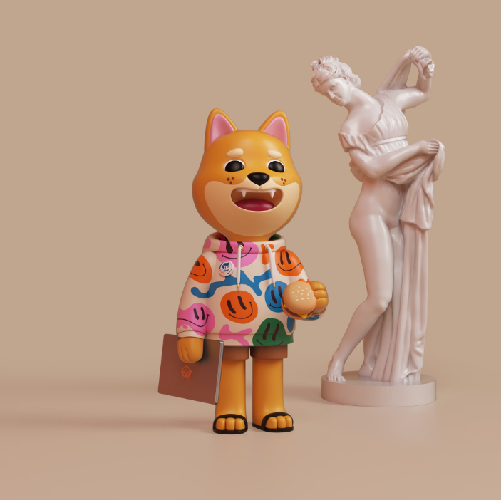 Every block of stone has a statue inside it and it is the task of the sculptor to discover it. Dedicating this welly to our amazing Dev @katametron1 🫡
Show off your @wellyfriends series(Week 22)
This week's trait is #MarbleStatue
#WellyFriends #SHIBARMY #Shibarium  #NFTParisExpo