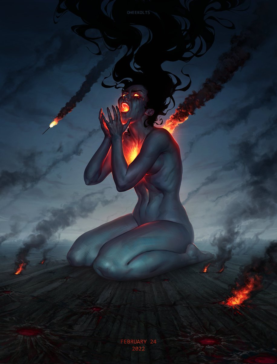 oheekolts's tweet photo. A year ago I was sitting in basement of my house and prayed that this horror will end in few days...
But it still going on.
And it still feels like that.

#ArtistOnTwitter #digitalart #Ukraine #warinukraine #StandWithUkraine #СлаваУкраїнi #UkraineWillWin https://t.co/ixBUSlYrI6