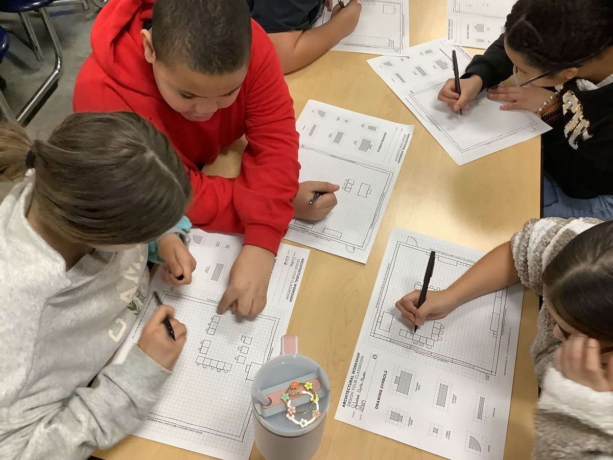 Thank you <a href="/ThaddeusStevens/">Thaddeus Stevens College of Technology</a> students and staff for spending time with our 4th &amp; 5th graders last week to design classrooms and learn about architecture!
<a href="/SDoLancaster/">School District of Lancaster</a> <a href="/CISOFPA/">CISPA</a> 
#handsonlearning #communitycollaboration