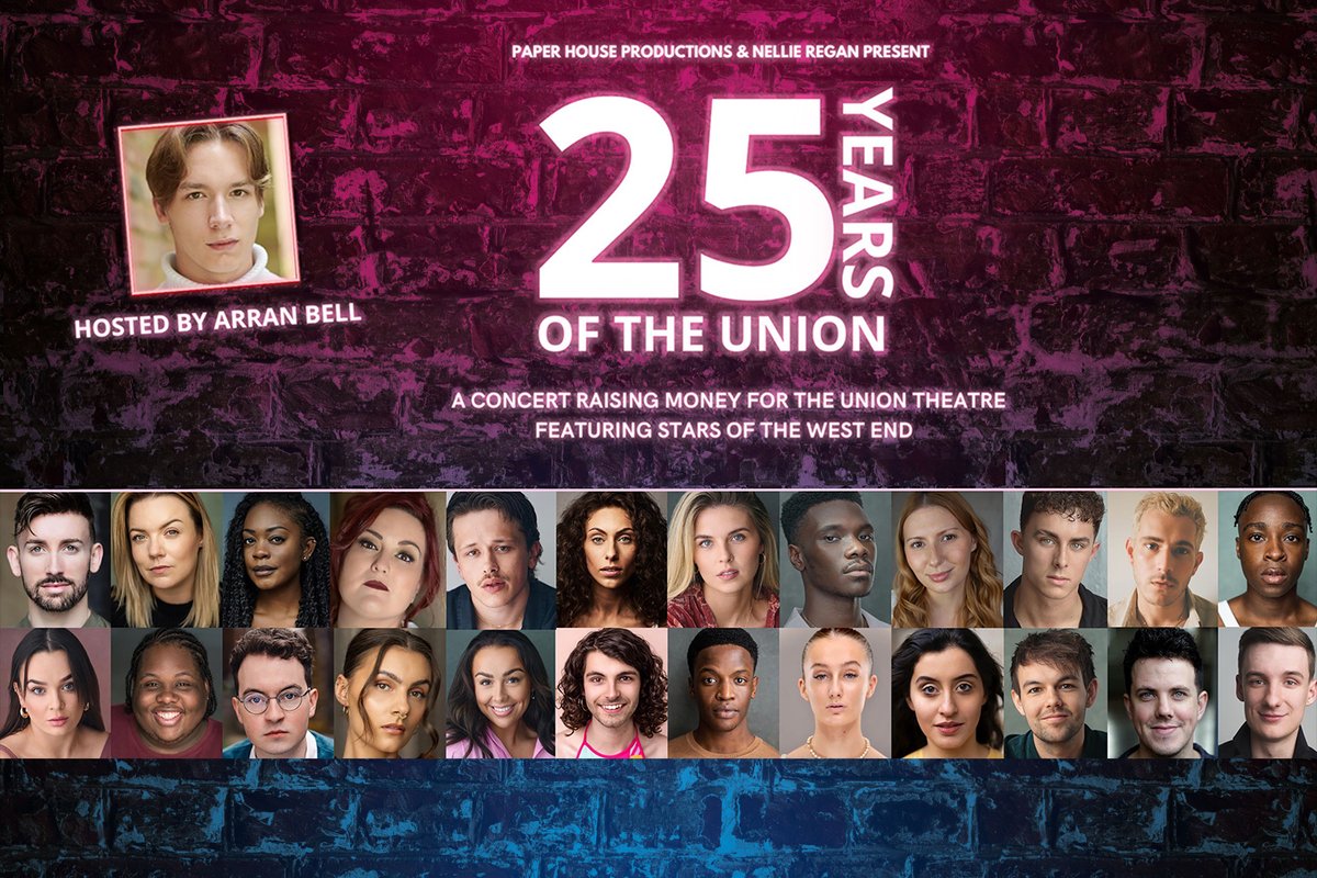 🎉 On 27 March join 🫶 25 Years Of The Union celebration, a night full of West End stars performing to raise money for <a href="/TheUnionTheatre/">The Union Theatre</a>: theotherpalace.co.uk/25-years-of-th…
Let’s have an amazing night together to celebrate the last 25 years. You do not want to miss it!