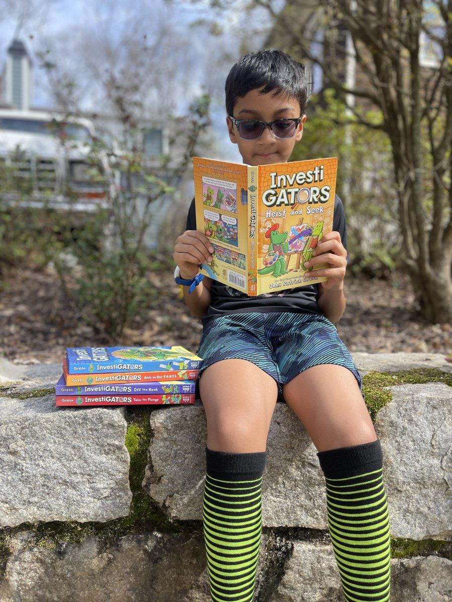 Thank you <a href="/johngreenart/">John Patrick Green</a> and <a href="/MacmillanUSA/">Macmillan Publishers</a> for sending a stack of InvestiGATORS books for our VHE library. We have heaps of curious kids who can’t wait to dive into this favorite series! 

#virginiahighlandelementary #vhelibrary #investigators