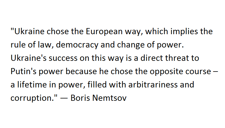 eeldenden's tweet photo. @guyverhofstadt Famous quote by Boris Nemtsov after the annexation of Crimea in 2014: https://t.co/3N3iPK2bbK