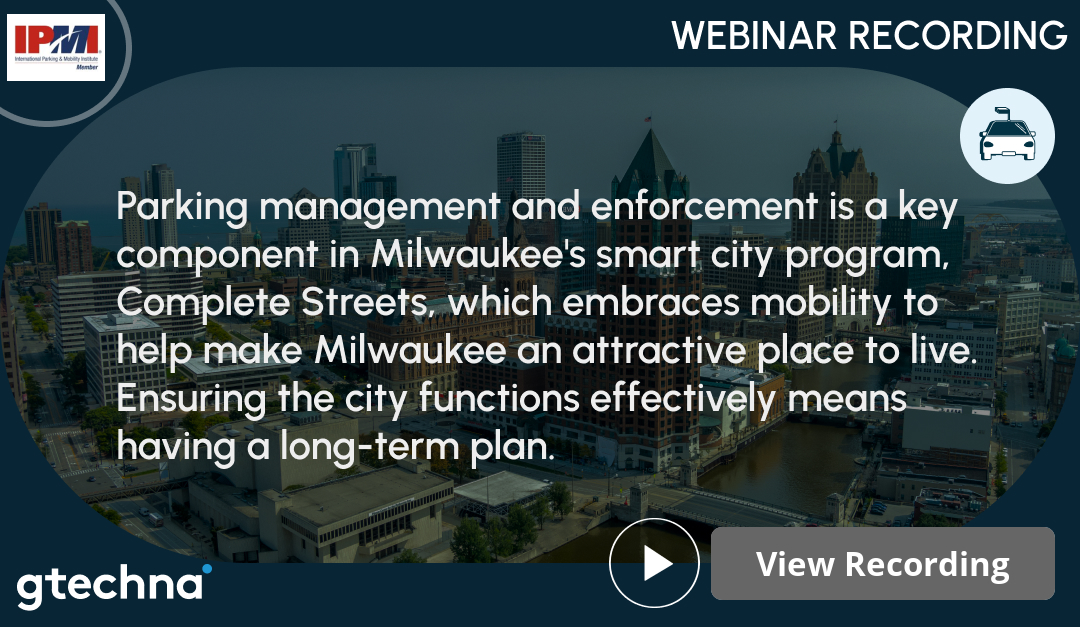 Follow the link below to watch the webinar recording featuring guest speakers from the City of Milwaukee, Tom Woznick, Parking Services Manager, and Richard Dollhopf, Parking Enforcement Manager. 
gtec.ly/3RPrs2Z
#IPMI #intelligentenforcement #IPMILearningLabs