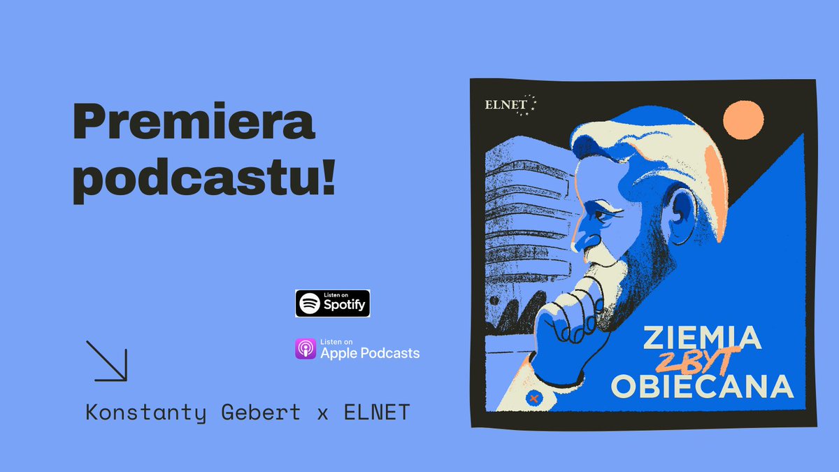 ELNETCEE's tweet photo. Pierwszy polskojęzyczny #podcast o #izraelu! Konstanty #Gebert X ELNET 🔈Słuchaj w każdy poniedziałek na ulubionej platformie ℹ️https://t.co/hcMlLBbYx1 https://t.co/2x5vmS45Hs