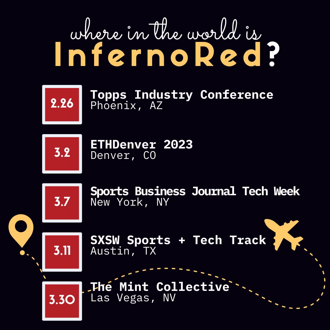 We are hitting the road to check out a bunch of awesome conferences &amp; events! Will you be there? Let's connect! #techevents #conference