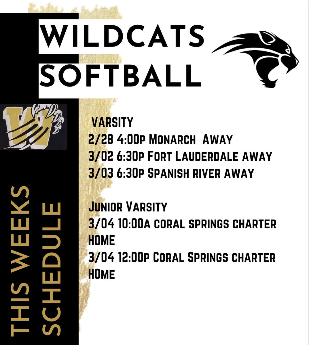 Western Wildcats Softball tweet media