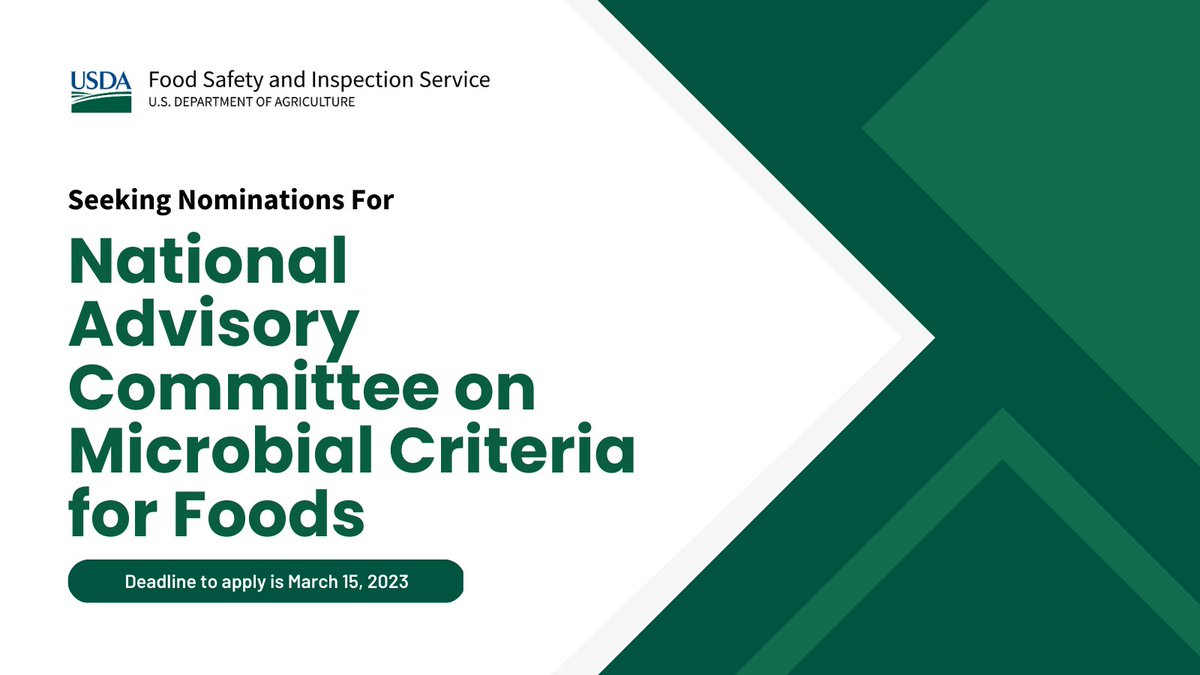 USDA Food Safety Inspection Service On Twitter FSIS Seeks Nominations For Membership On The usda-food-safety-inspection-service-on-twitter-fsis-seeks-nominations-for-membership-on-the