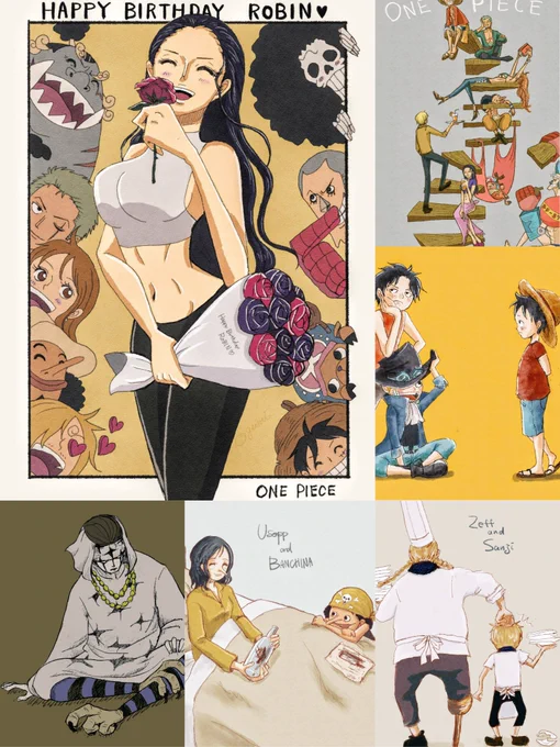 今月もありがとうございました✨
#今月描いた絵を晒そう 
#ONEPIECE

お誕生日に皆様から描いて頂いたイラストも自慢したいくらい❤️笑
ほんとにありがとうございました✨ 