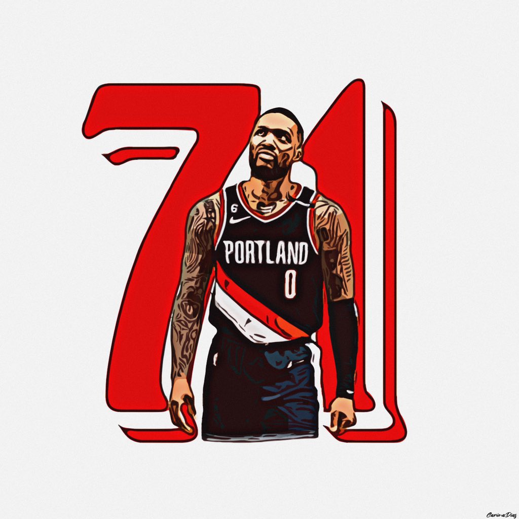 girlikesgreen's tweet image. 🎨 @Dame_Lillard 71