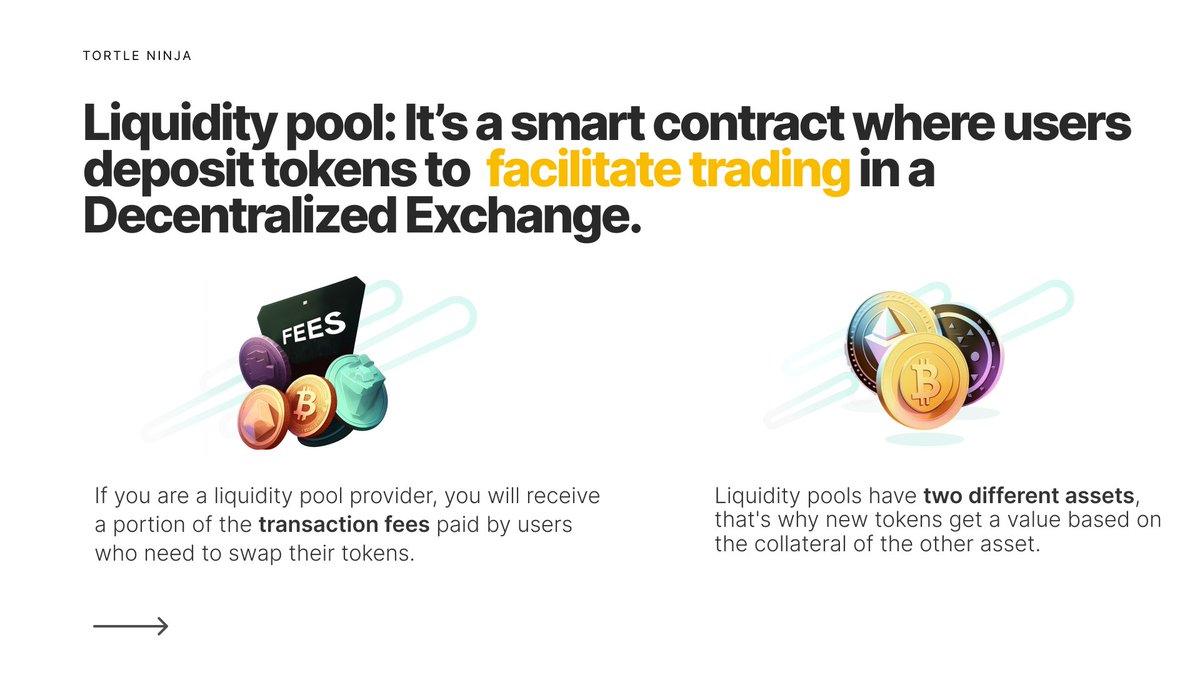 AutoLayer's tweet photo. Today let's learn the difference between Liquidity Pools and Crypto Farms 😍

Why choose Tortle Ninja for your strategies instead of other dApps? 😏

Investing in LPs have risks like Impermanent Loss and we have a solution for that! 👀

Tag a friend who should know this!❤️ https://t.co/Kcevbqht6x