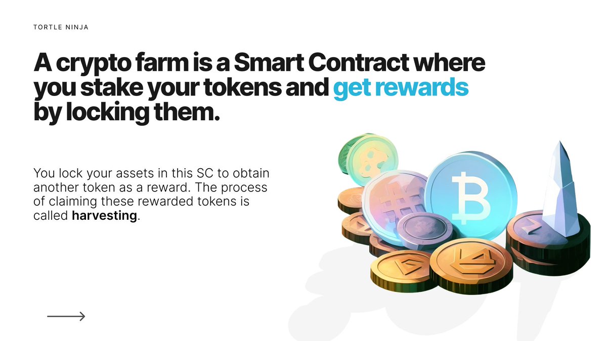 AutoLayer's tweet photo. Today let's learn the difference between Liquidity Pools and Crypto Farms 😍

Why choose Tortle Ninja for your strategies instead of other dApps? 😏

Investing in LPs have risks like Impermanent Loss and we have a solution for that! 👀

Tag a friend who should know this!❤️ https://t.co/Kcevbqht6x
