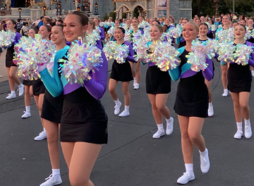 GreendaleLearns's tweet photo. The “Best in the Midwest” Greendale Poms were invited to the 2023 Badgerette Disney All-Star Tour in Orlando. The Team participated in private dance classes, rehearsed with 220 other Pom Athletes from around the US and participated in a Magic Kingdom Night Parade. #PantherPride https://t.co/IfEDxaHpzK
