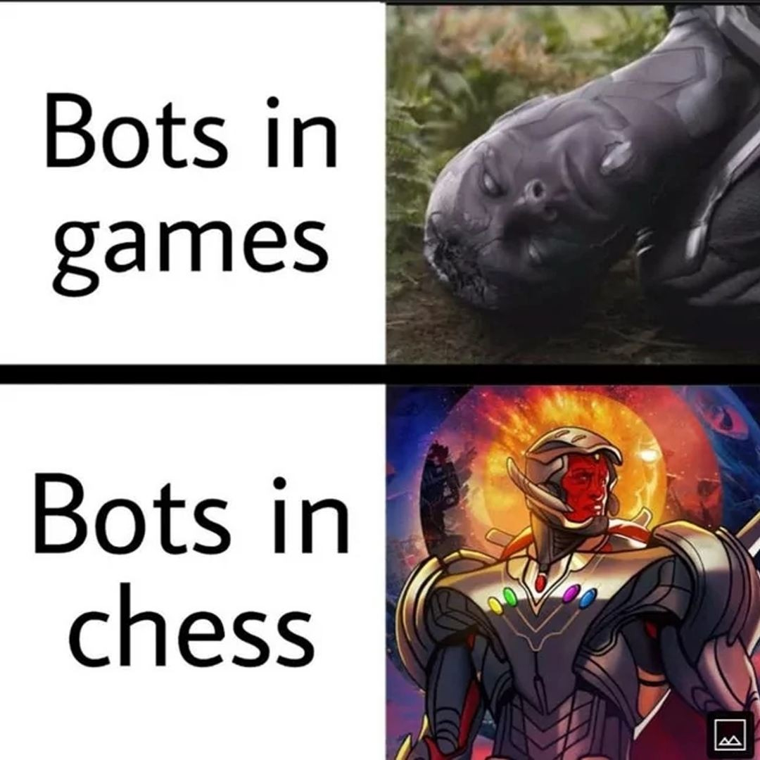 MetalEagleChess's tweet photo. A bot plays chess, but the bots in chess are the most competitive. 🤣 https://t.co/sa6cLvdCE2