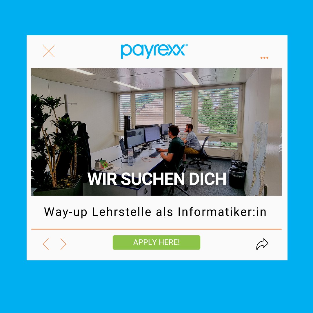 Du suchst noch nach der perfekten Lehrstelle?

Bei uns kannst Du ab August 2023 eine attraktive Way-up-Lehrstelle als Informatiker:in EFZ mit Fachrichtung Applikationsentwicklung beginnen. 🚀

Bewirb Dich jetzt: bit.ly/3ZWZPJd

#lehrstelle #informatiker #wayup
