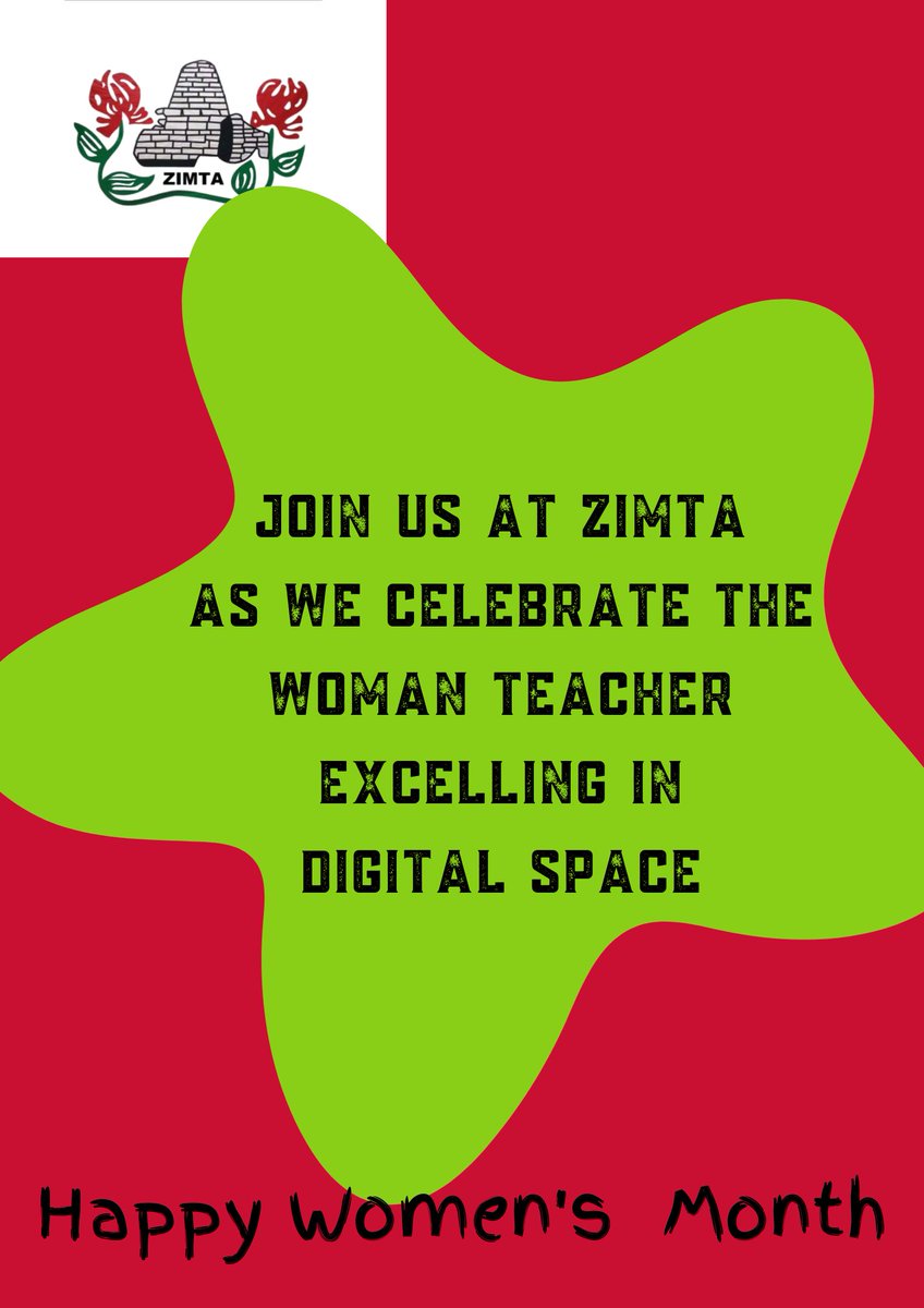 zimta01's tweet image. It's a brand #new Month, the #women's month.
#ZIMTA  celebrates the women educators in style as it creates opportunities for women #teachers to lead in technological innovations and get better salaries
#March  #womeninzimta #salaries
@eduint @EIRAF @women @parlyzim @UNWomenWatch
