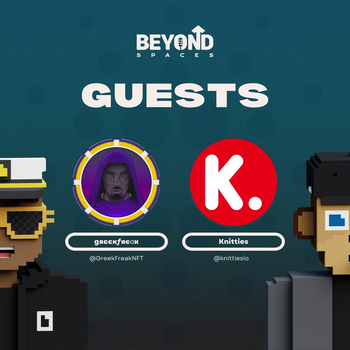 BYNDStudios's tweet photo. This Thursday on Beyond Spaces, we have the privilege of having two amazing OGs in Cardano, @GreekFreakNFT & @knittiesio!
We met them back in 2021. Now it's 2023, and they're still active builders in the space. π
See you there!
ποΈMarch 2, 7PM UTC
RSVP
https://t.co/PPmYHLtw4w https://t.co/a1uyh8cfRe