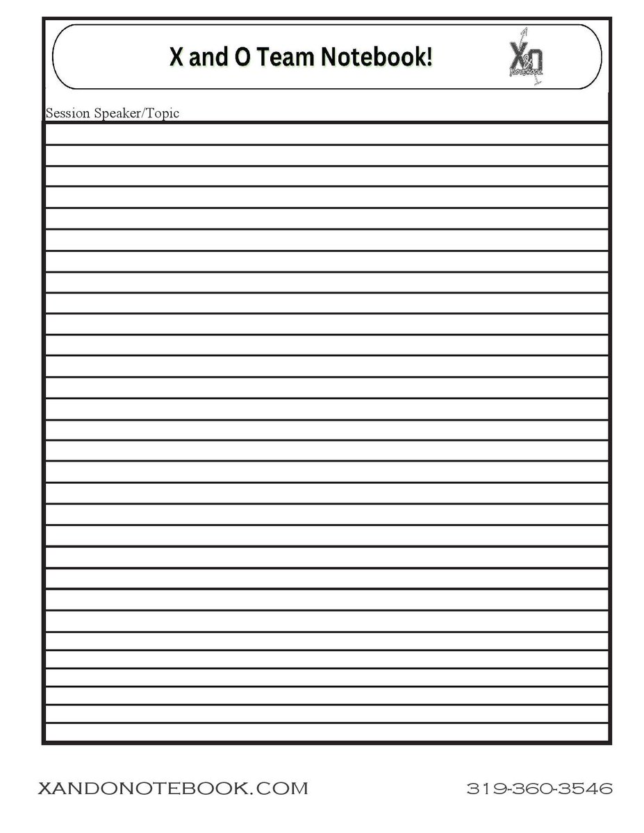XandONotebook's tweet photo. It is @IFBCA Clinic week!  Sessions kickoff Friday morning.  Get there early - Free Clinic Notebooks to the first 1,000 coaches in the door! Over 75 pages for play design, note taking and sponsor showcasing! Stop by our booth to see what X and O Notebook can do for your program!! https://t.co/o1Dm6YMsUU