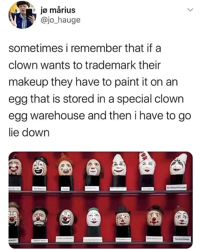 hendrix_braylen's tweet photo. @msolurin Clown eggs https://t.co/ApFGa5Vhv5
