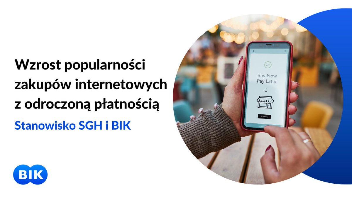 grupabik's tweet photo. 🆕Stanowisko @SGHWarsaw i BIK w sprawie rozważnego i odpowiedzialnego korzystania z opcji „Kup teraz, zapłać później". ✅To forma kredytowania, która może wpływać na historię kredytową, zwłaszcza młodych konsumentów. Warto budować dobrą historię👉  https://t.co/XaDpqv4Llp https://t.co/WgiIR0NZu8