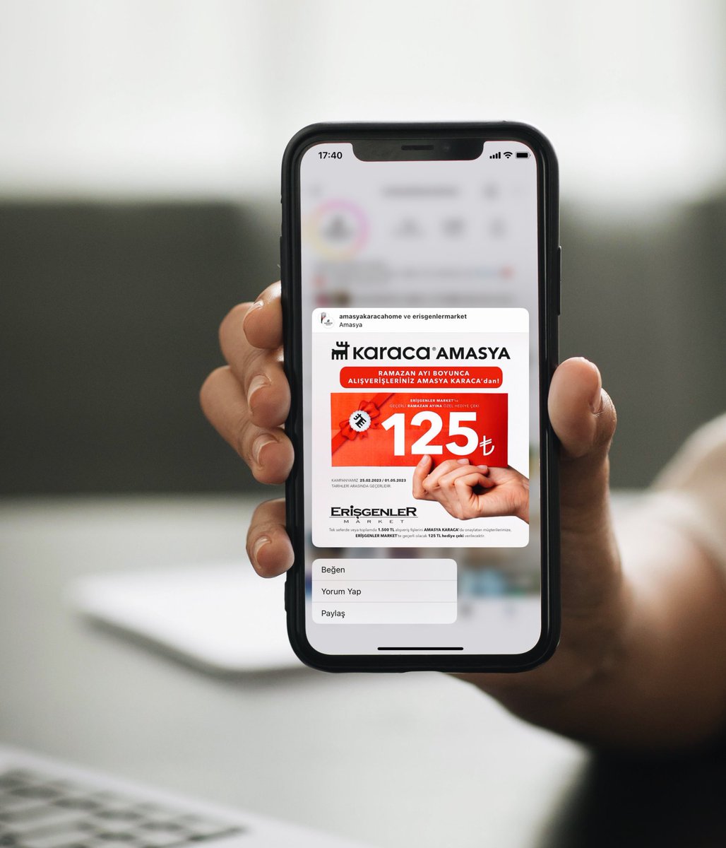 Amasya Karaca &amp; Erişgenler Market İşbirliği ile Tasarladığım, Bilboard, El İlanı ve Sosyal Medya Post Çalışmam💫