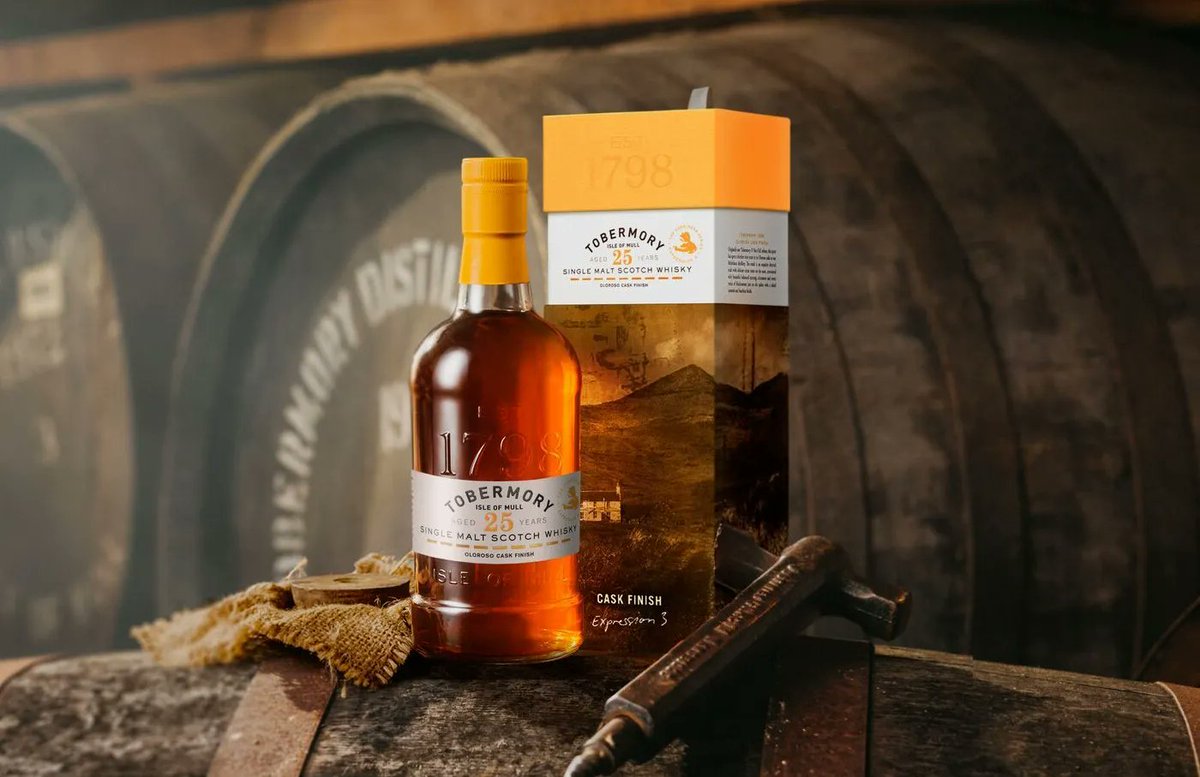 Tobermory launches new 25 Year Old expression: buff.ly/3IBTYkj <a href="/TobDistillery/">Tobermory Distillery</a> #scotch #whisky #news