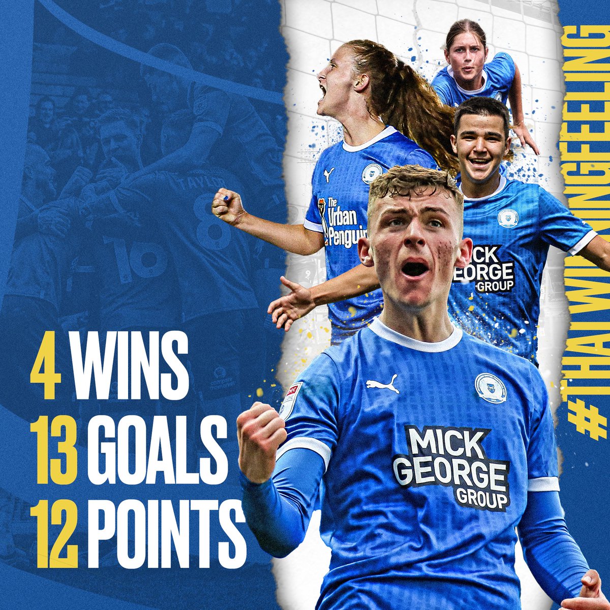 ✅5-2 victory for the men's team 
✅2-1 win for the under 18s
✅4-2 victory for <a href="/theposhwomen/">The Posh Women</a> 
✅2-0 win for <a href="/theposhwomen/">The Posh Women</a> Dev squad

#ThatWinningFeeling | #pufc